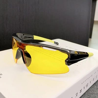 Heren Fietszonnebril MTB Fiets Sportbril Buiten Rijden Bescherming UV Zonnebril voor Weg Bergfiets 1PC