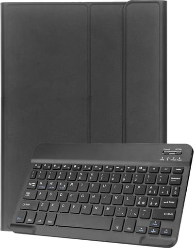 Hoes - Geschikt voor Apple iPad Pro (2024/2025) - 11 inch - Keyboard Book Cover - Toetsenbord Case - Hoesje - Zwart