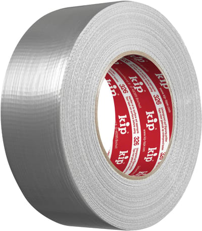 326 Kip Steenband Duct-tape extra zilver prof 48mm
