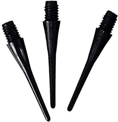 100 Stuks Nylon Dartpijlpunt Vervanging Soft Tip Zwart