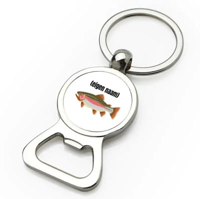 Akyol - vis met eigen naam flesopener - Vis - vissen liefhebbers - iemand die houdt van vissen - verjaardag - cadeau - kado - 9 bij 3 cm