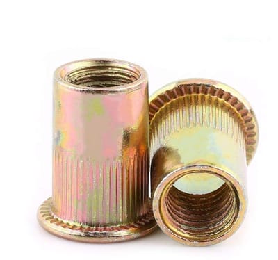 Rivets met metrische schroefdraad in verzinkt koolstofstaal, M4, 100 stuks voor stevige bevestigingen