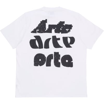 Mannen Multi Logo Afdrukken Tee wit