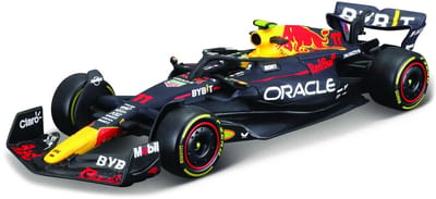 Bburago Red Bull Rb19 - Modelauto - Schaal 1:43 - Donker Blauw/Rood/Geel