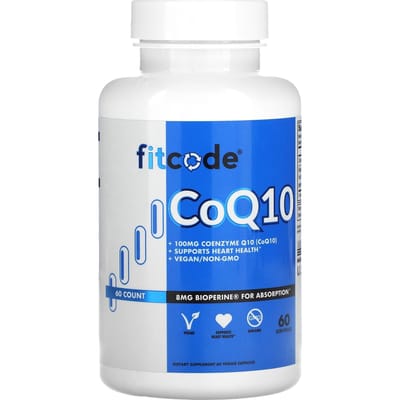 fitcode, CoQ10, 100mg, 60 unités