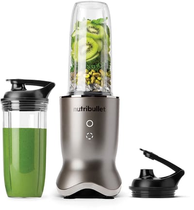Nutribullet Ultra Blender - Incl. 2 To Go Bekers - Verlichte Touch Knoppen - Pulse Functie - 1200 Watt - Stainless Steel