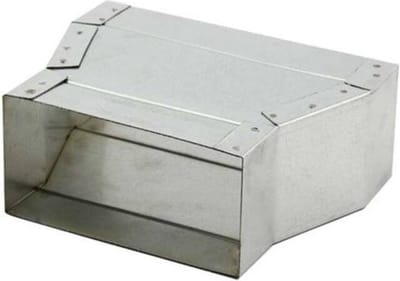 Verloopstuk 300 x 80 mm naar 220 x 80 mm tbv instortkanaal