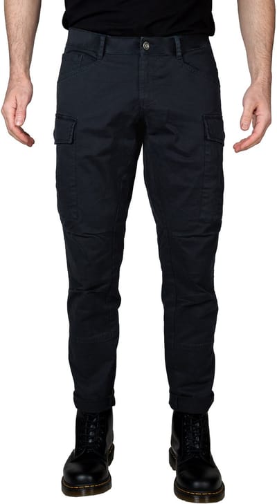 Yazubi Heren Cargobroek Jayden – Katoen Stretch – Donkerblauw – 7 zakken
