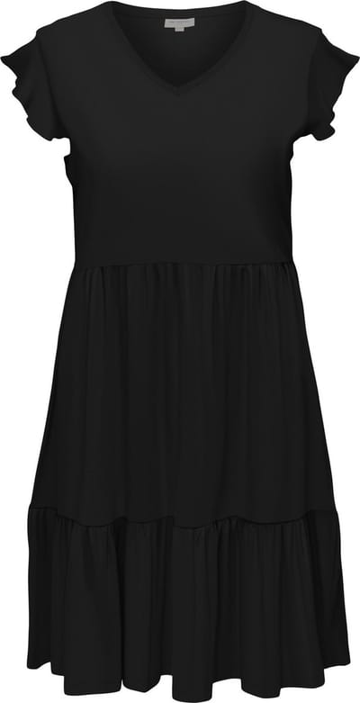 ONLY CARMAKOMA - CARMAY CAP SL FRILL DRESS JRS NOOS Dames Jurk