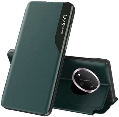 Hoesje geschikt voor HONOR Magic7 Lite/X9c - Techsuit eFold Book Case - Donkergroen