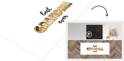 Keukenloper - Loper keuken - Spreuken - Quotes Best Grandma Ever - Oma - Moederdag cadeautjes - 120x50 cm - Keukenloper vinyl