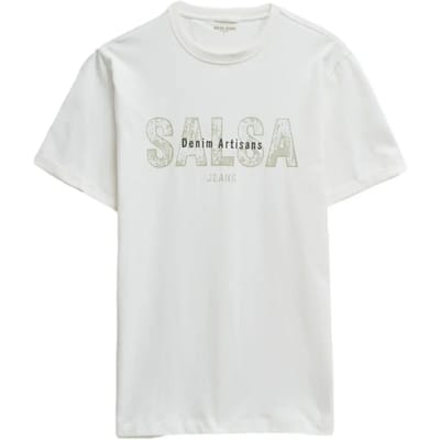 Geborduurd katoenen T-shirt Salsa Jeans