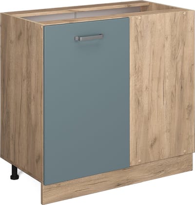 Vicco R-Line Hoekkast – 86 cm zonder werkblad Blauw-grijs