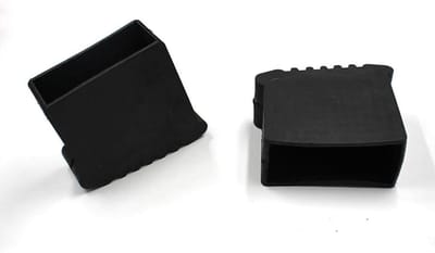 Rubberen Ladder Voetjes - Vervangende Doppen - Ladder Stabiliteit - Antislip Ontwerp - 50 x 20 mm - Zwart
