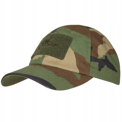 Helikon-Tex Baseball Cap Rip-Stop US Woodland - Verstelbaar