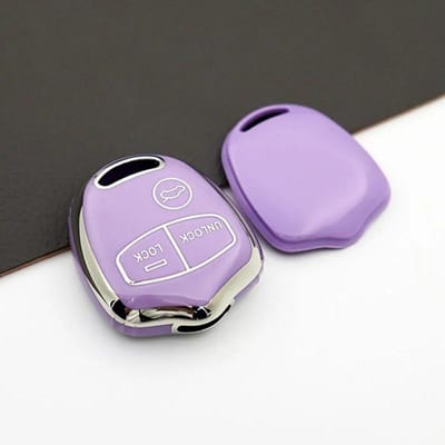 Coque Porte-clés TPU Housse Sac pour Clé de Voiture Mitsubishi Asx Mirage Montero Shogun L200 Colt Outlander Pajero Lancer Ex Accessoires pink