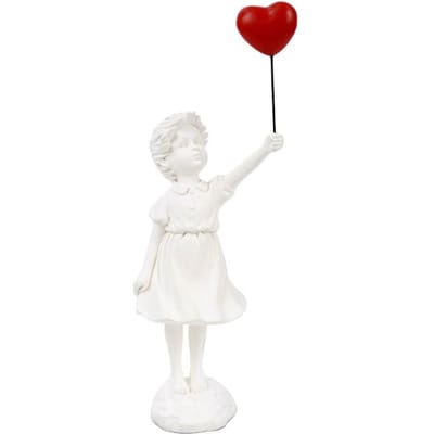 Hars Banksy Figuurtjes voor Interieur Bloemenwerper Standbeeld Sculptuur Huis Bureau Decor Kunst Collectie Objecten