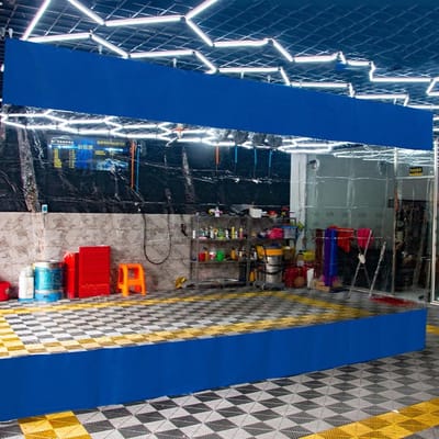Transparante Gordijnen - PVC Zeil - Buitenruimte Beschermen - Waterdicht en Scheurvast - 2 x 3 Meter - Blauw Transparant