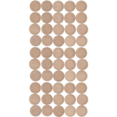 50pcs Plateaux Pendentifs Ronds en Bois 30mm Diamètre Extérieur Ronds DIY Bois de Sycomore Lunette Plateaux Pendentifs pour Bijoux beige