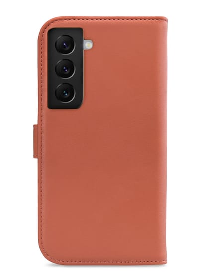 My Style Telefoonhoesje geschikt voor Samsung Galaxy S22 Hoesje | My Style Flex Wallet Bookcase Portemonnee | Pasjeshouder voor 3 Pasjes | Telefoonhoesje voor Pinpas / OV Kaart / Rijbewijs - Rust Red | Rood