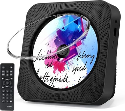 Draagbare cd-speler - Muziekspeler Home Audio - Diverse Modi - Inclusief Wandmontage - 744 x 744 cm