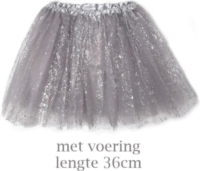 Tutu - Zilver kind - 30 cm