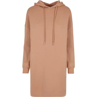 Urban Classics - Organic Oversized Terry Hoody Korte jurk - XS - Roze
