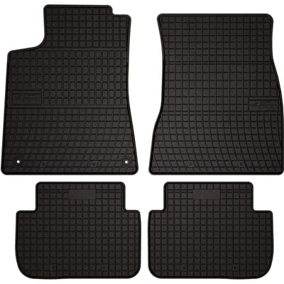 Wielganizator SolidPRO Serie - Rubber Automatten - Zwart - Voor Mercedes CLK W209 Coupe - Op Maat Gemaakt