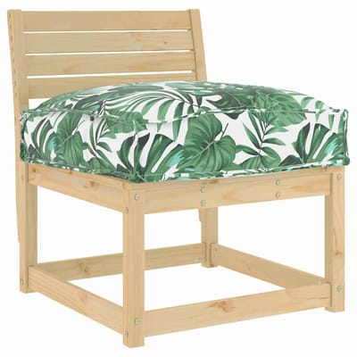 vidaXL Kussen Oxford Stof Bladpatroon 60 x 40 x 8 cm