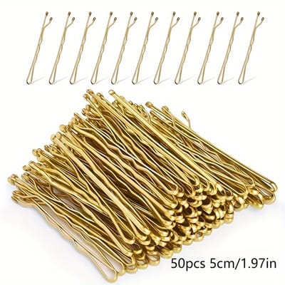 Livé® Haarspeldjes – 50 Stuks Gouden Klassieke Meisjes
