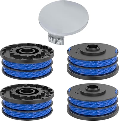 Vervangende Grastrimmer Spoelen 1.5mm - 8.3m Lengte, Geschikt voor RLT4027, RLT4125, RLT5027, RLT6030, RLT5127, Inclusief Spoelcover, Ideaal voor Tuinonderhoud en Grasmaaien