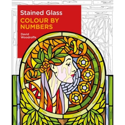 Stained Glass Colour By Numbers - Arcturus Colour By Numbers Collection - David Woodroffe