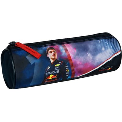 Red Bull Etui - Pennenetui voor Kind - Max Verstappen - Rond - Blauw - Pennenzak