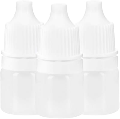 Dailygoods- Fles 2 ml - 100 Stuks - Druppelflesje - Medicijnfles - Decoratieve Verpakking - Hoge Kwaliteit Materialen - Druppelfles