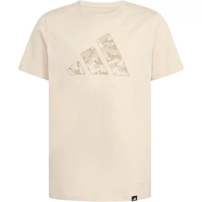 Adidas Camo Graphic T-shirt Met Korte Mouwen Beige 9-10 Years Kinderen
