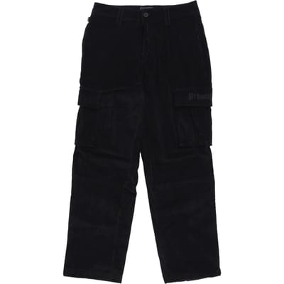 Genesis Corduroy Cargo Pant Zwarte lange herenbroek