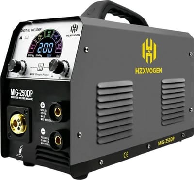 Hzxvogen - Lasmachine - Elektrische Lasser - 5 in 1 - MIG/MAG/TIG/MMA - Halfautomatische Lasmachine - Gas/Non-Gas - Mig Professionele Pulse Aluminium Lasser - Zwart