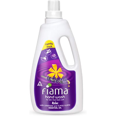 Fiama Relax Handzeep 1000ml Navulverpakking Lavendel Ylang Ylang Zachte Soepele Handen Geurige Handzeep white