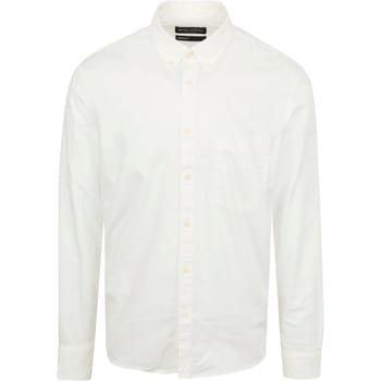 Overhemd Lange Mouw Marc O'Polo Overhemd Off-White