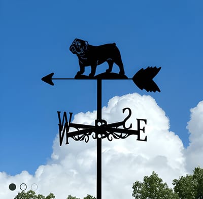 Metalen Windspinner met Dierenmotief - Smeedijzeren Tuin Decoratie voor Buiten - Ornament voor Daktuinen & Binnenplaatsen-Myna-Belle‘s product-Belle's product