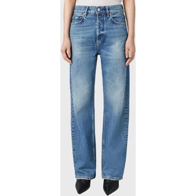 AllSaints Brooklyn Jean Indigo Blue Taglia: W25 | Jeans straight fit Outlet | Donna | Blu