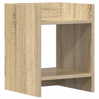 vidaXL - Plantenstand - Sonoma - Eiken - 30 - x - 30 - x - 40 - cm - Bewerkt - hout