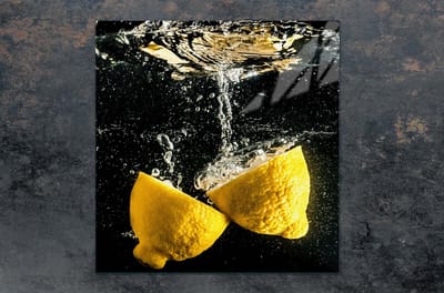 TMK ArtDeko - Snijplank - Onderplaat - 50x52 cm - Citroen