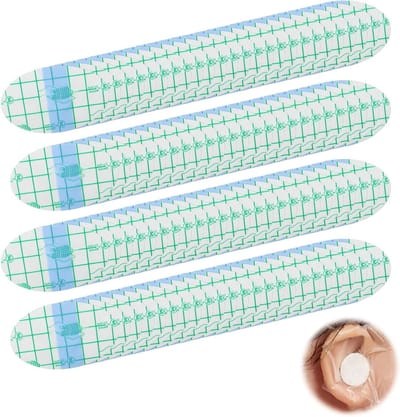 Allecto Plus - Oorbeschermers voor kinderen - 100 stuks - Transparant - Waterdicht - Geschikt voor zwemmen en surfen