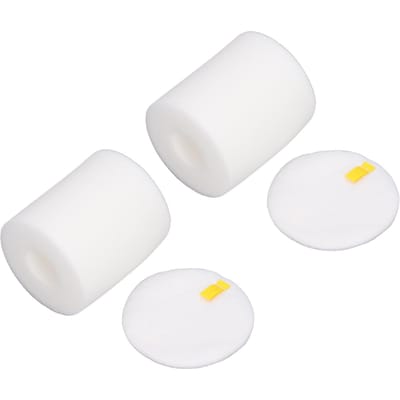 2 Sets Kit de Filtres pour Aspirateur Filtre de Rechange Coton pour NV500 NV501 NV502 NV503 NV505 NV510 NV520 UV560 XFF500 white