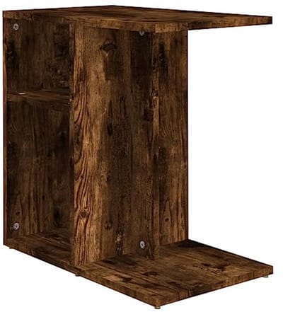 Moderne Houten Bijzettafel 50x30x50 cm - Smoked Oak