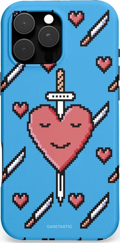 Casetastic Hoesje Geschikt voor Apple iPhone 16 Pro Max Magsafe - Stijlvolle Beschermende Duo-layer Case - Zwaard saga