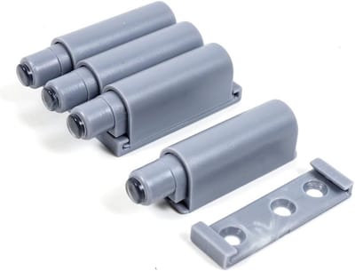 Push-open systeem demper buffer voor kastdeuren 42/69mm - 5 stuks, ideaal voor soepele sluiting en gebruiksgemak