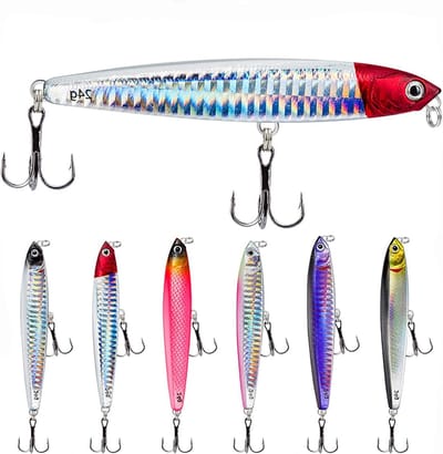 Visaas set - Kunstaas wobblers - Zoetwater vissen - Breed werpbereik - 6 stuks 10cm