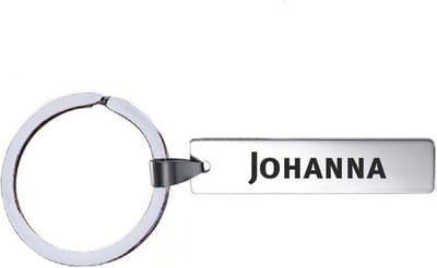 Sleutelhanger Met Naam - Johanna - RVS